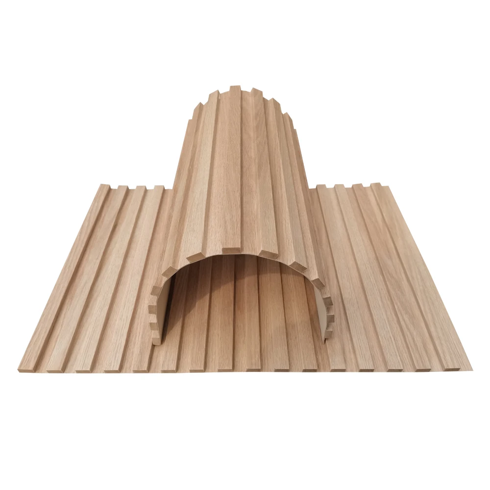 Super flexible fluted wall panel slat wall panel for interior decoration and furniture