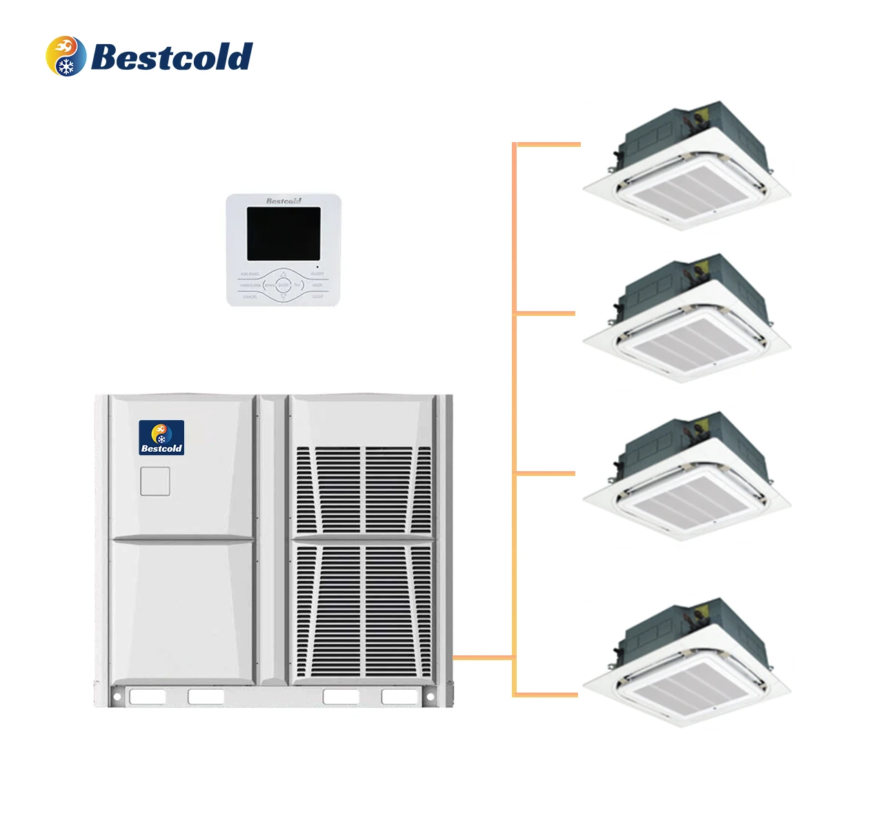 Коммерческая система VRF 60000 BTU центральный кондиционер HVAC решение Кондиционер
