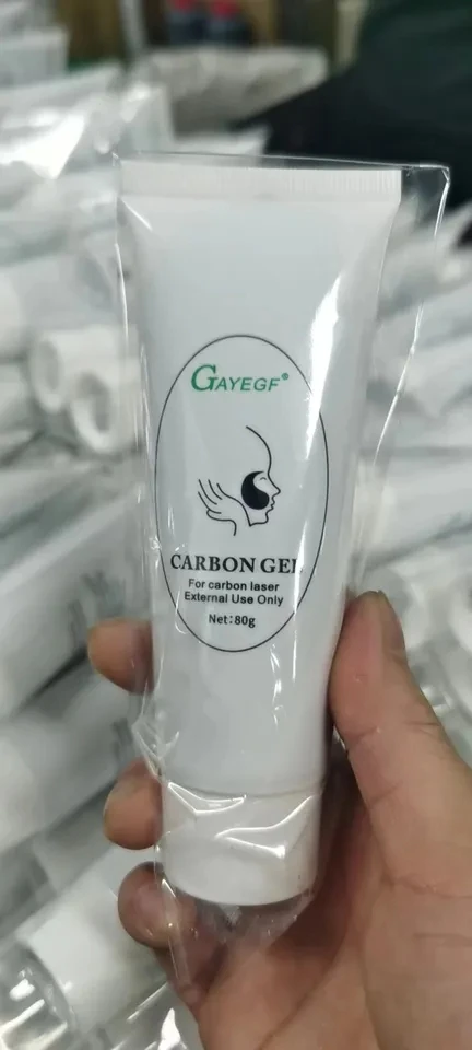 Carbon Gel 80g for ND Yag Pico Laser Machine Brightening Skin Shrink Whitening Skin Rejuvenation Carbon Peeling Gel 80g Carbon
