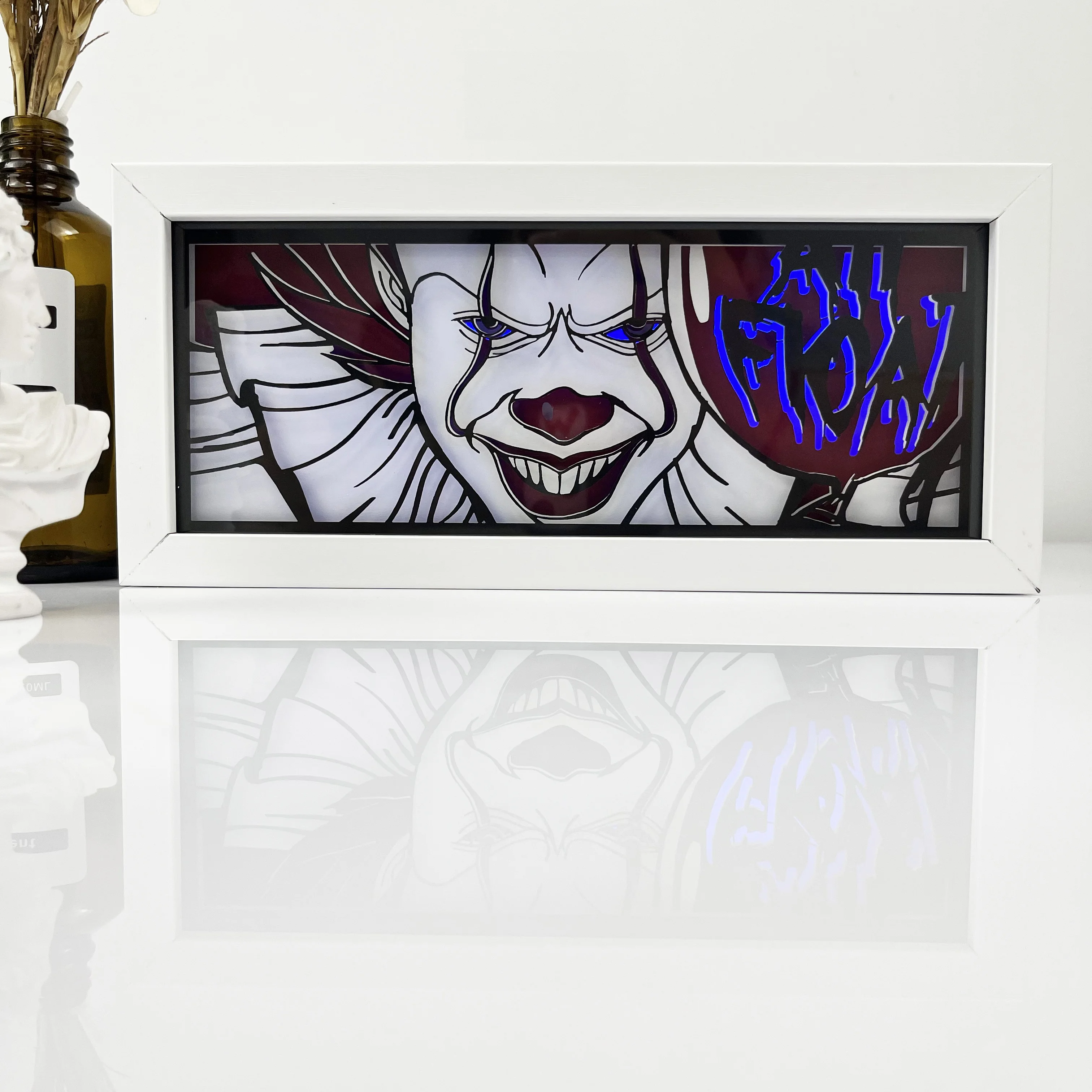 3D Night Light Round Oval Wood Base For Acrylic Lamp Wooden Lamparas Custom RGB LED Ceiling Light For Night Club