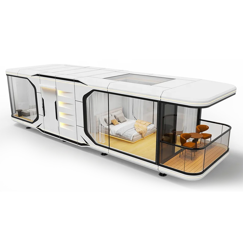 California Hot House Capsule Modern Luxury Prefabricated Customized Design Mobile Isoliert House Capsule