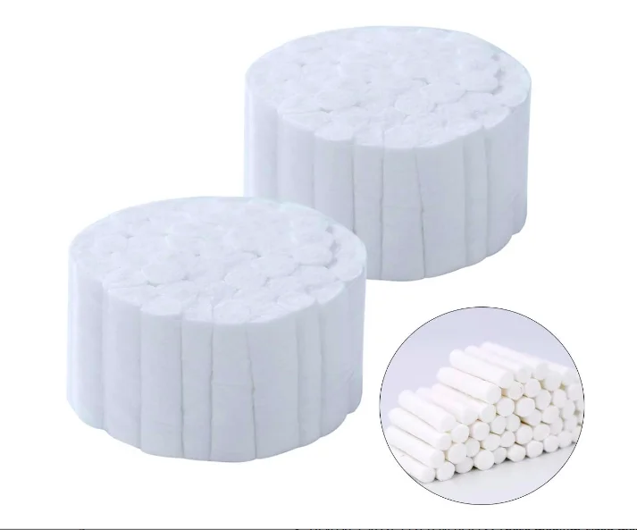 Medical Disposable Absorbent Dental Cleaning Disposable Cotton Roll For Teeth
