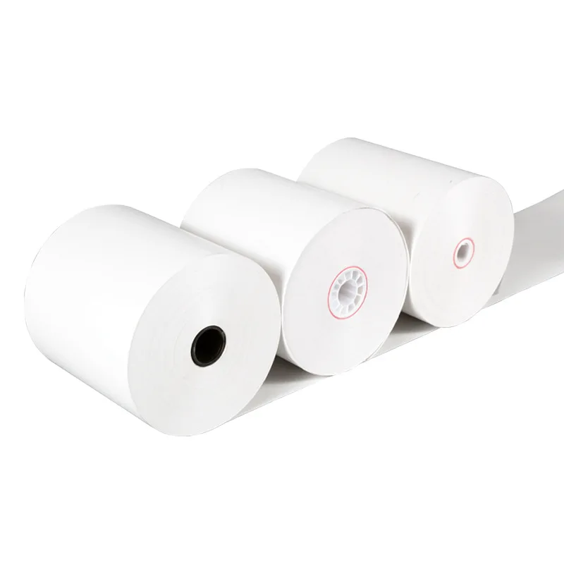 Hot selling POS printer receipt paper rolls ATM thermal paper rolls 57x30mm