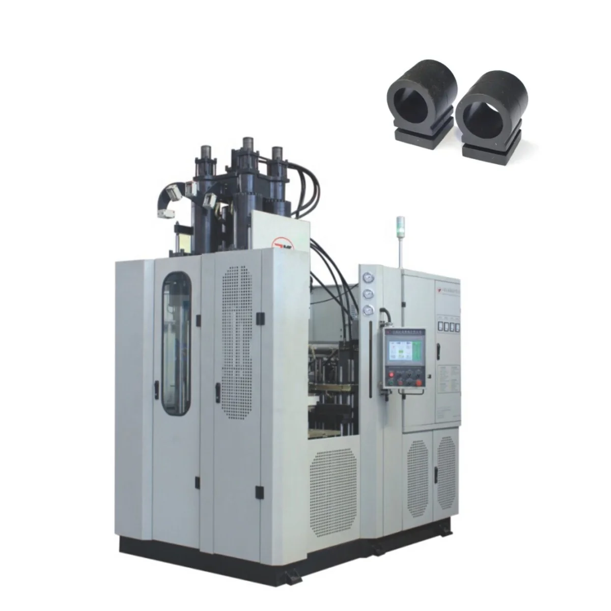 Best Selling TPU/TPE/PU Custom Vertical Rubber Injection Molding Machine Silicone Rubber Parts Making Machine