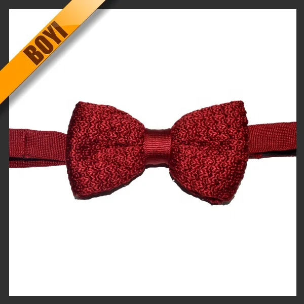 Wholesale classic knit tie for Men bowtie Silk/Polyester/cotton/wool customization