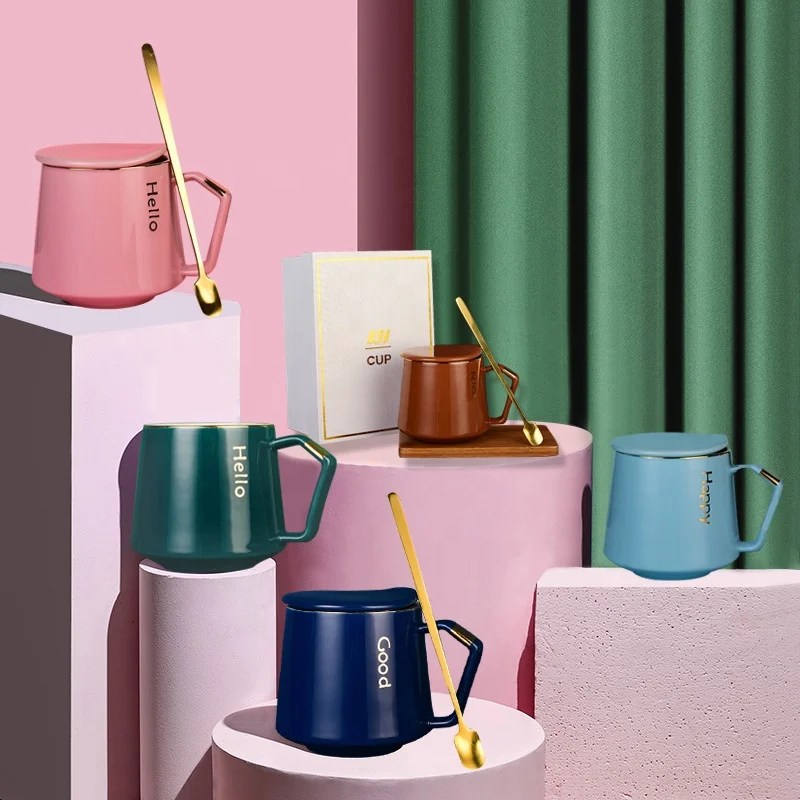 Mikenda Coffee Mugs Custom Logo Ceramic Tea Mug Ceramic Coffee Cups