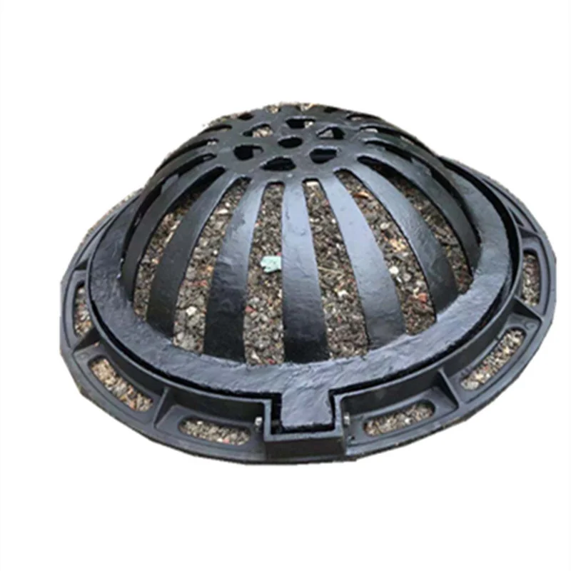 EN124 1994 Anti-settling ductile iron manhole cover heavy duty customizable D400 700*800