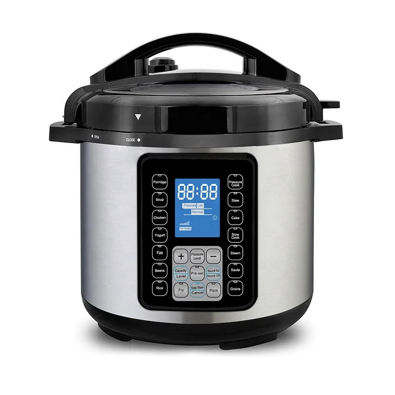 Электрическая скороварка UltraPot 6Q 10 в 1 горячий горшок с крышкой из закаленного стекла