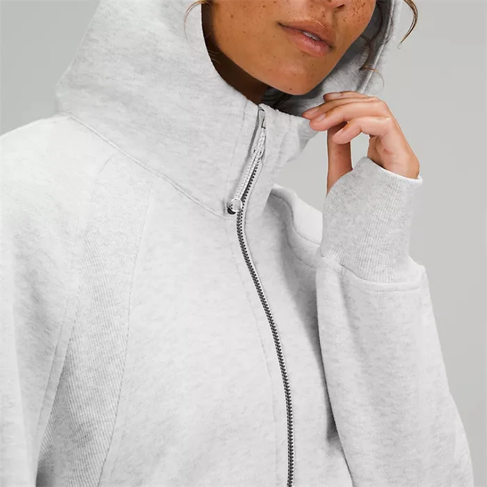 hot sale custom logo cotton crop hoodies women clothing women streetwear casual hoodies with half zip women gym hoodies