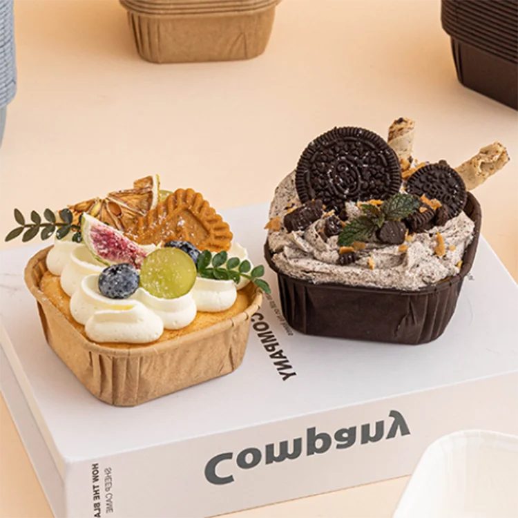 Disposable Paper Baking Paper Loaf Pans Rectangle Paper Baking Loft Mold