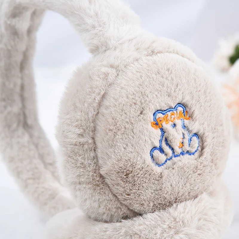 Winter Plush Earphone Wireless Headphone With Classic Color Soft Earmuff Headsets