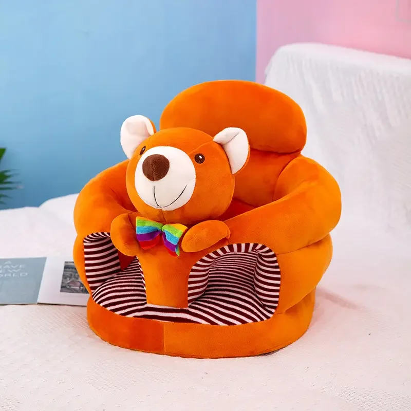 cover no filling Children Seat Chair Cute Folding Cushion Cartoon Learning Play Furniture Lazy bigger baby sofa cover
