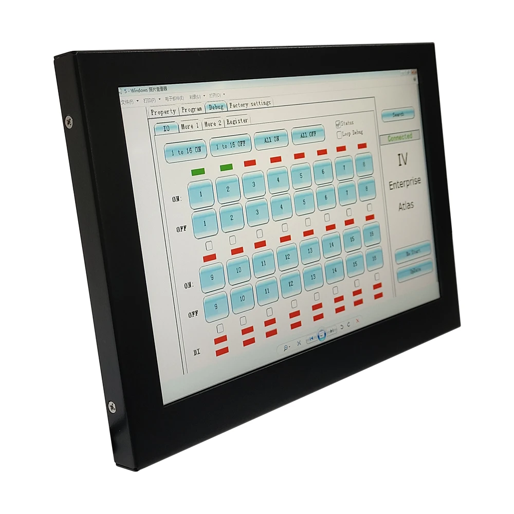 10.1 Inch Open Frame LCD panel Control Equipment Display TFT LCD  Manufacturers Proactive Methane Monitoring  CE