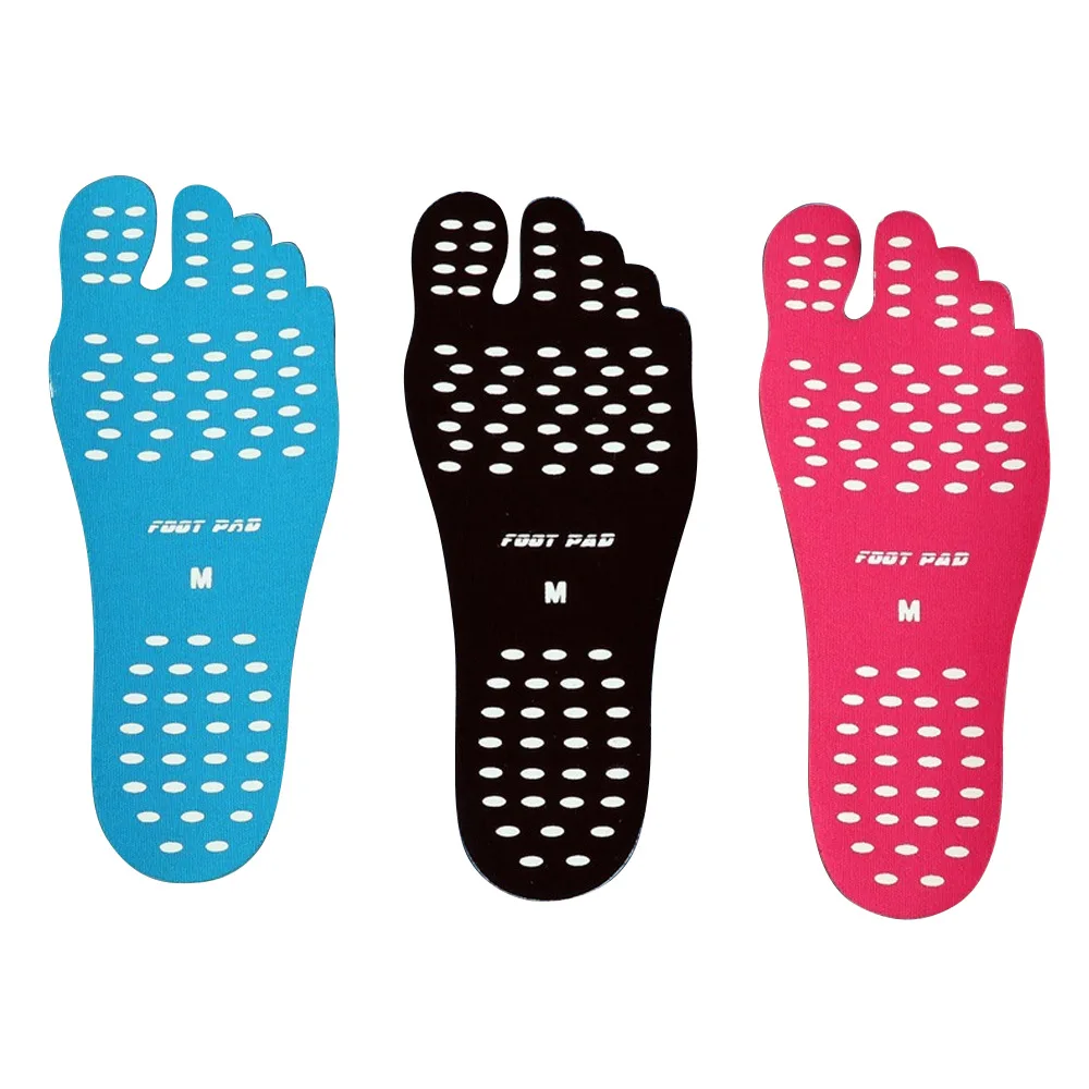 Beach invisible non-slip insole sole sticker summer invisible shoe stickers cut-proof anti-slip heat-proof waterproof foot pads