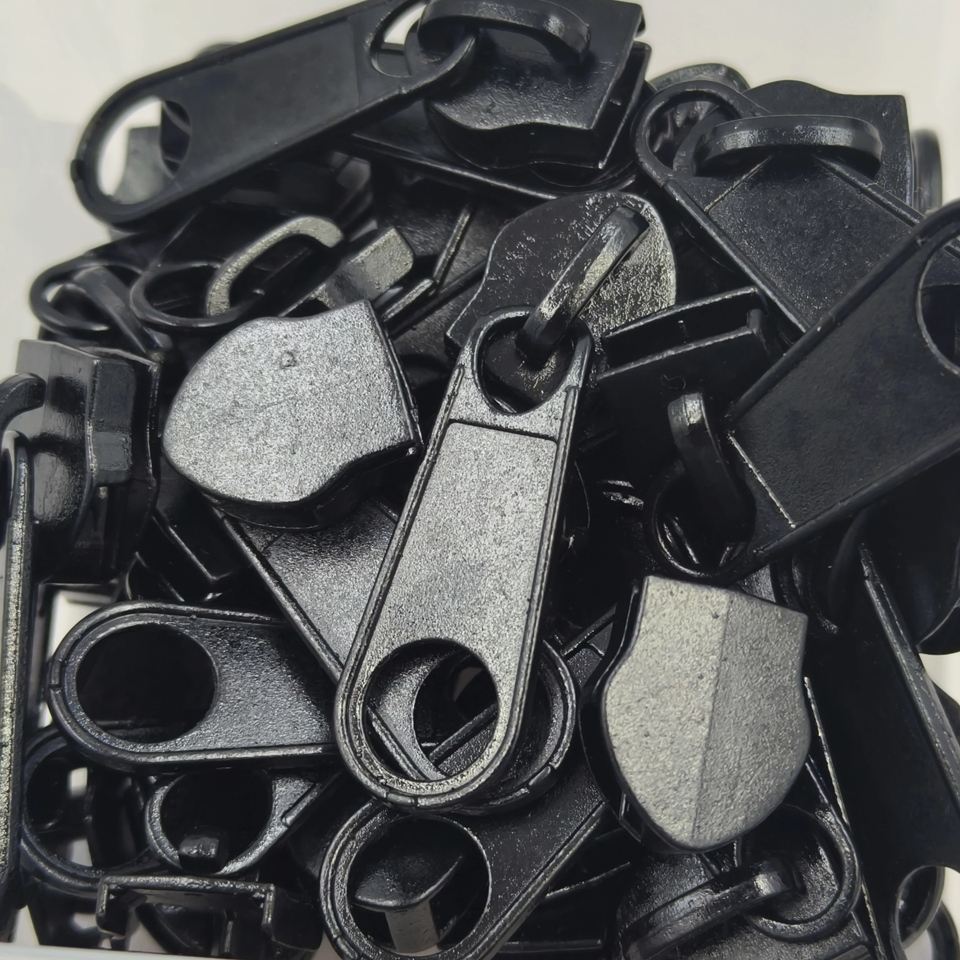 High-quality # 5th spot thickened metal zipper electrophoresis silver luggage metal zipper