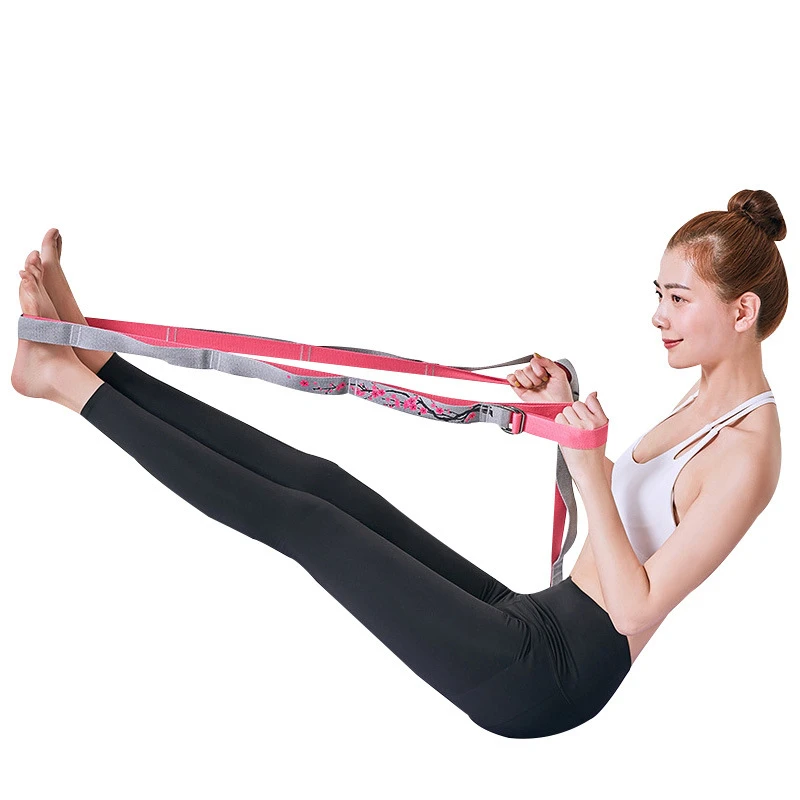 Yoga Stretching Belt Fitness Belt Lacing Straight Horse Trainer Split Stretching Exercise Bands Hyflex Protection