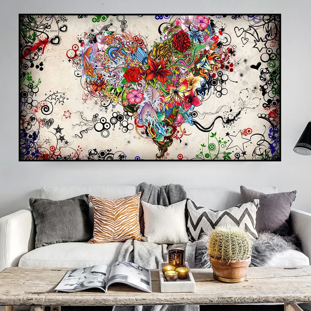 Modern Arts Canvas Painting Tattoo Nordic Wall Decor Prints Custom Size Pictures