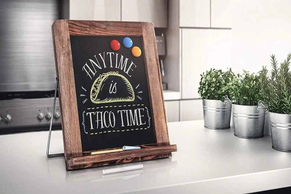 10 x 12.5 inches  Restaurant Menu Standing Chalk Board for Wedding Kitchen