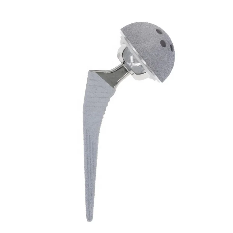 Manufacturer Price Total Hip Joint Prosthesis Implant Artificial Hip Replacement Orthopedic Implant Femoral Stem Cementless Stem