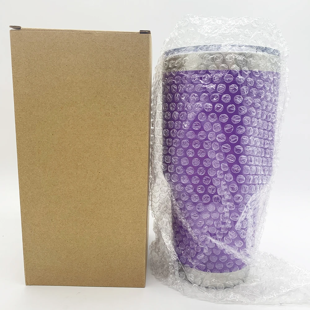 
30 oz BPA Free Stainless Steel Blank Wine Tumbler With Custom Color Logo 