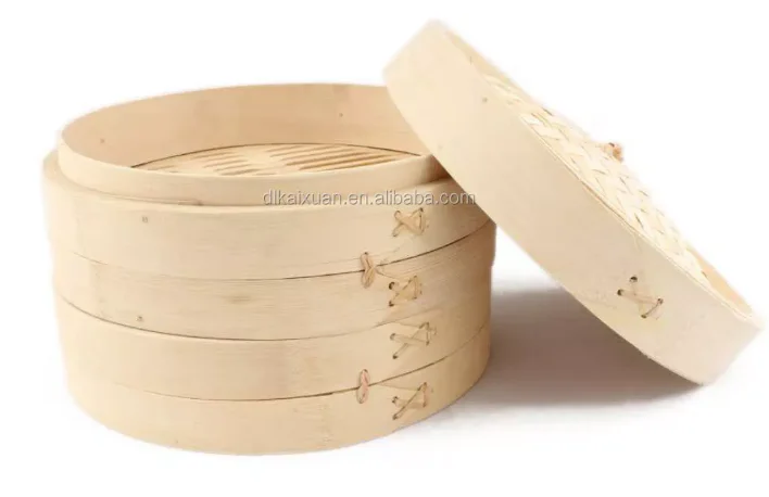food steamers steam bun bamboo kitchen dim sum steamer basket 100% natural bamboo steamer