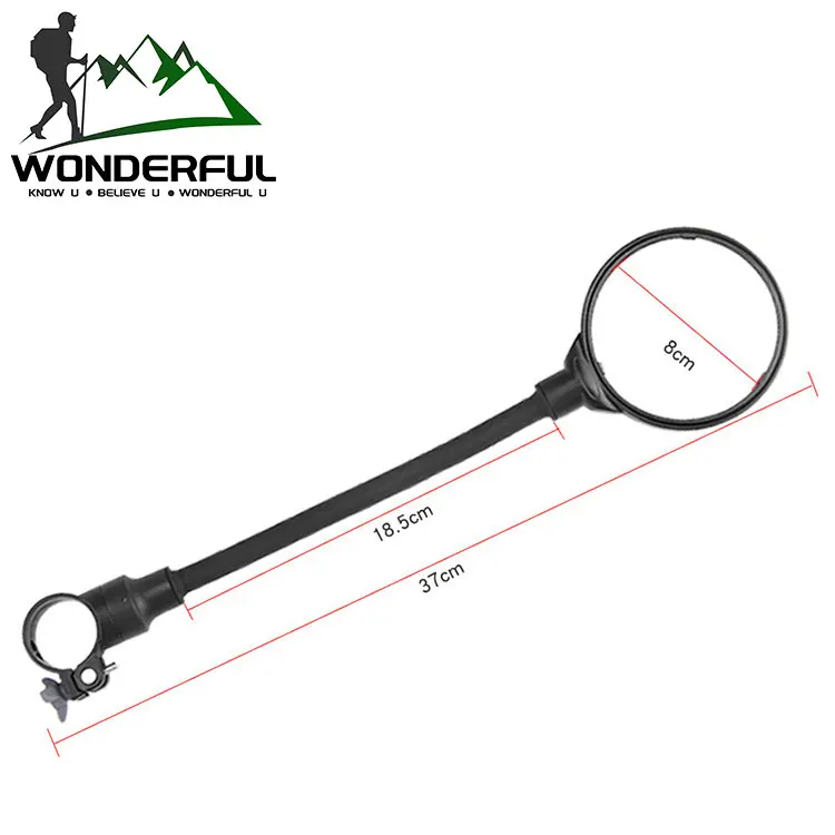 Hose Rearview Reflector Electric Motorcycle Abs Bicycle Accessories Adjustable Bike Safety Mirror