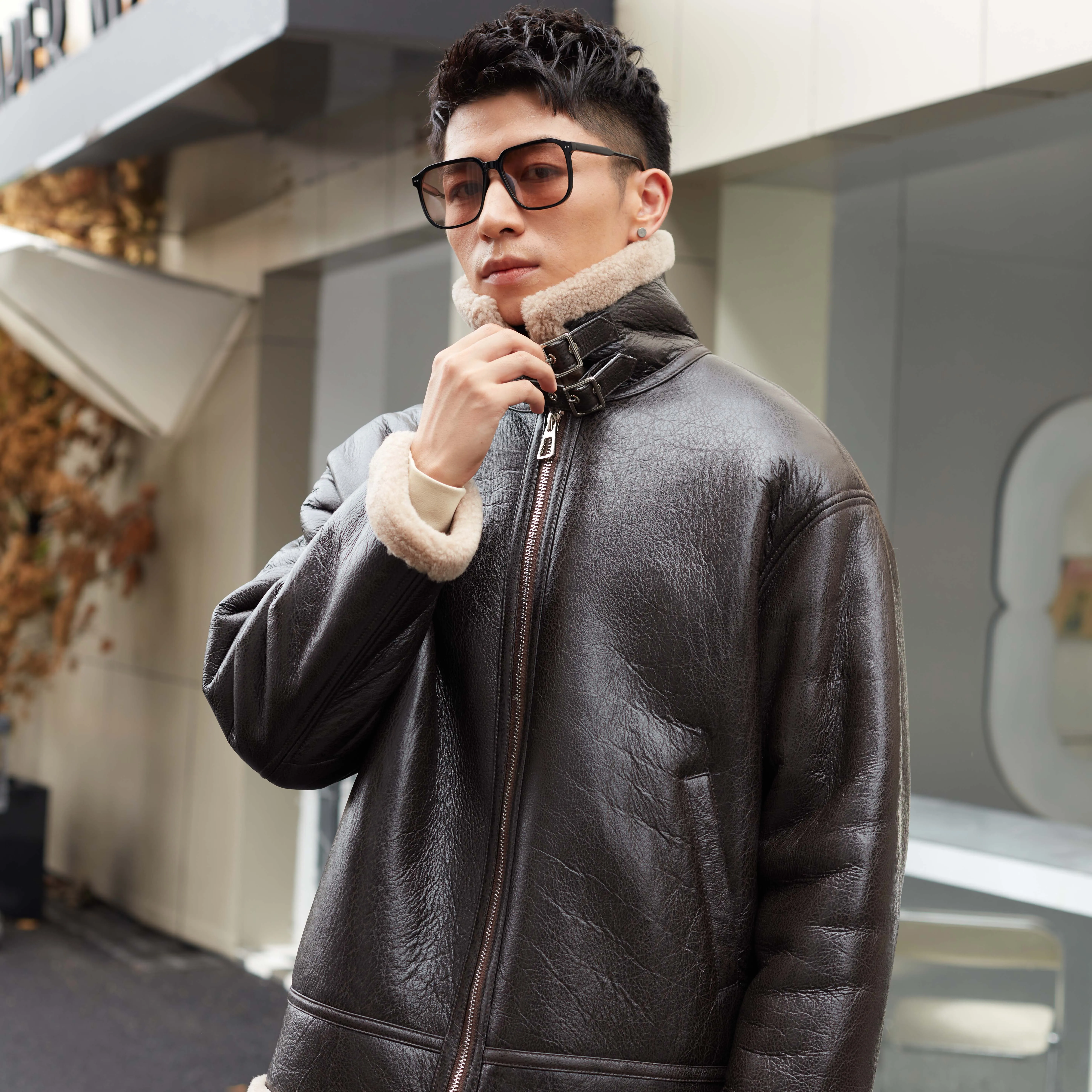 Canada Style Outdoor white Goose Down Jacket Winter Down Parka jacket With Fur Collar Brand OEM Down Coat For Men And Women