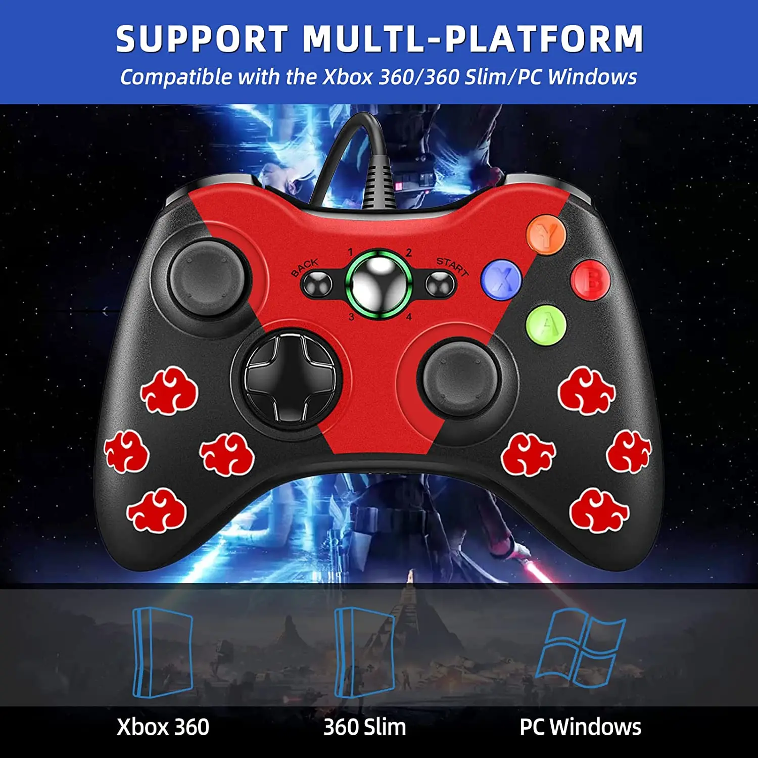 New Product Wholesale Wired Oem Controller Control Pc Gamepad Joystick for Xbox 360 Series S