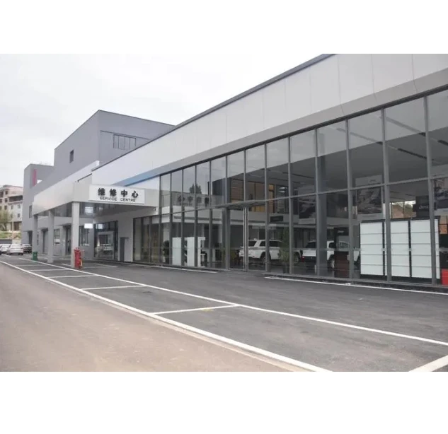 prefabricated hall steel car showroom