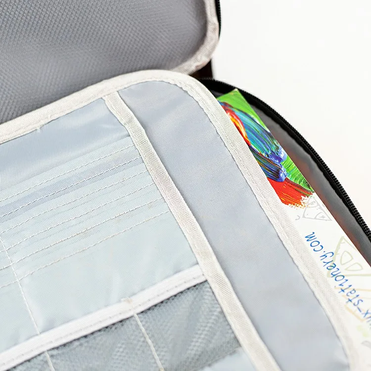 Portable Durable Fire-Resistant Important Document Case Premium Fireproof Waterproof Large Capacity with Combination Lock Bag