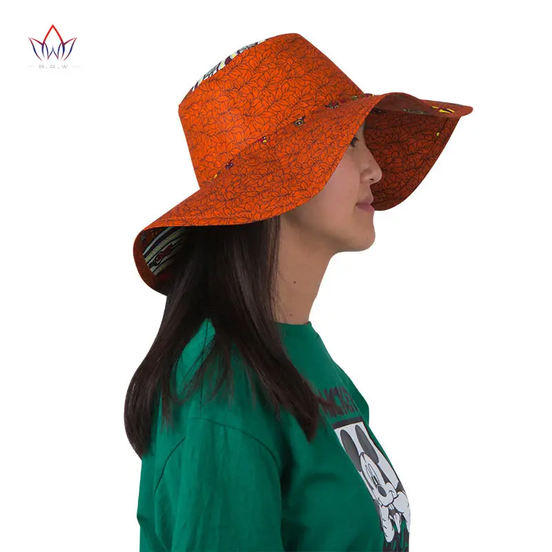 Wyb460 пользовательская африканская модная шляпа женская пляжная шляпа из ткани с Африканским воском