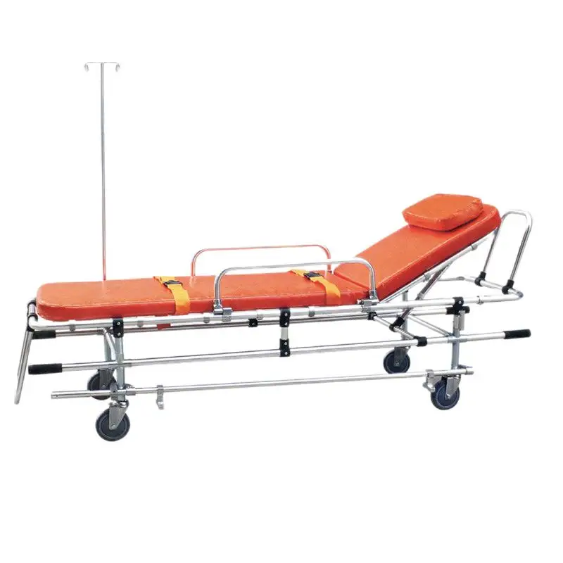 hospital foldable lower back stretcher convertible medical  stretcher ambulance stretcher equipment