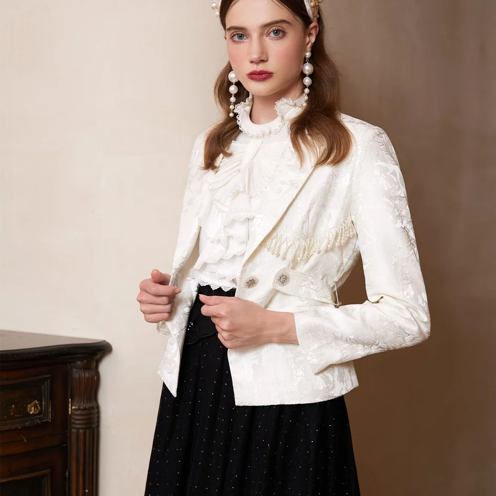 New Blazers Office Ladies Womens Coat Work Dress Blazer Jacket Fancy Formal Custom Chic Blazer