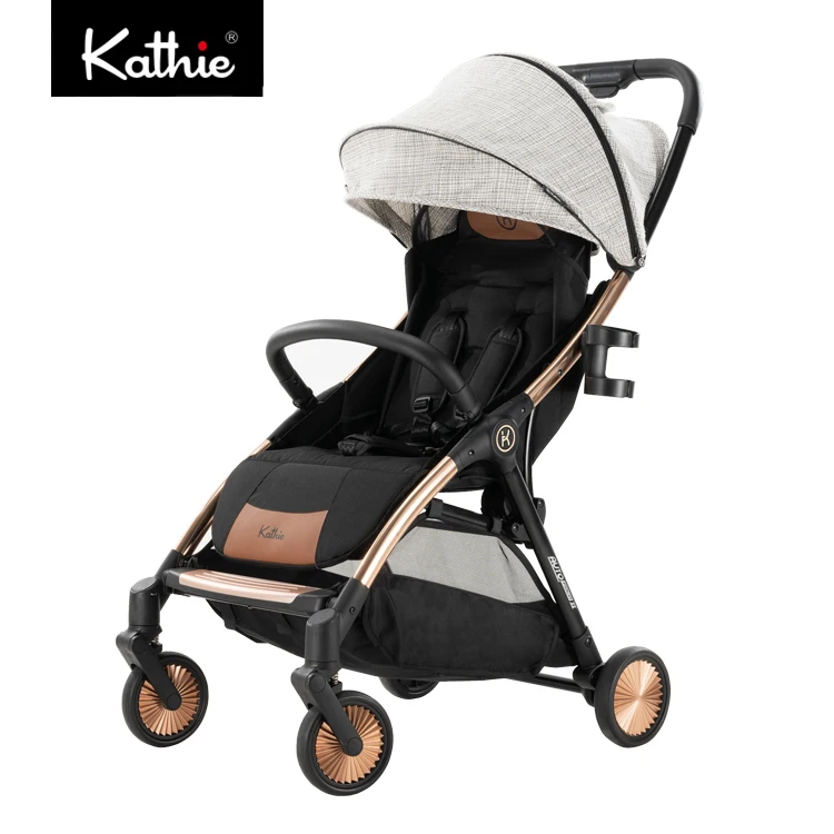 
One hand auto folding baby stroller/New born baby pram with good quality and EN certificate 
