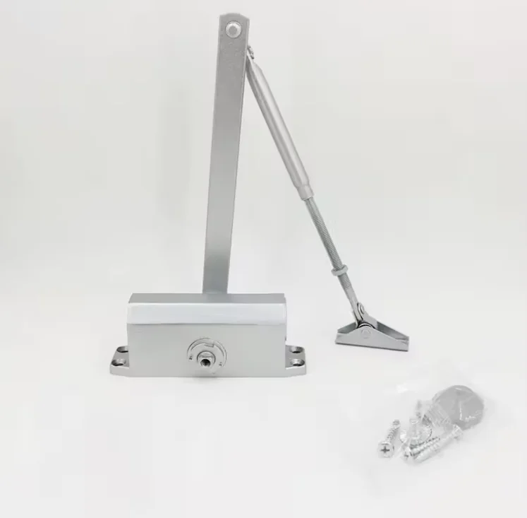 Aluminum Automatic Door Closer Hydraulic Buffer Door Closer Silent Soft Closing Door Hardware