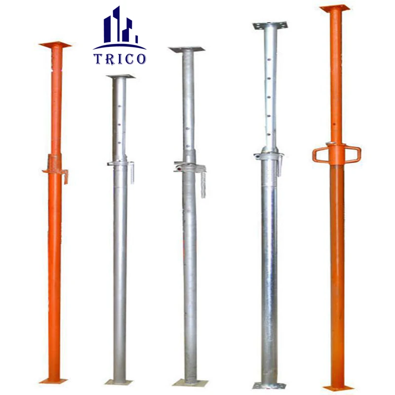Scaffold Steel Props Formwork Shoring Prop with U Head used for h20 beam