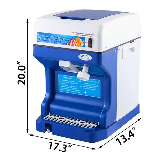 2021 Hot Sale Automatic Ice Crusher Commercial Portable Electric Ice Shaver Machine Wholesale