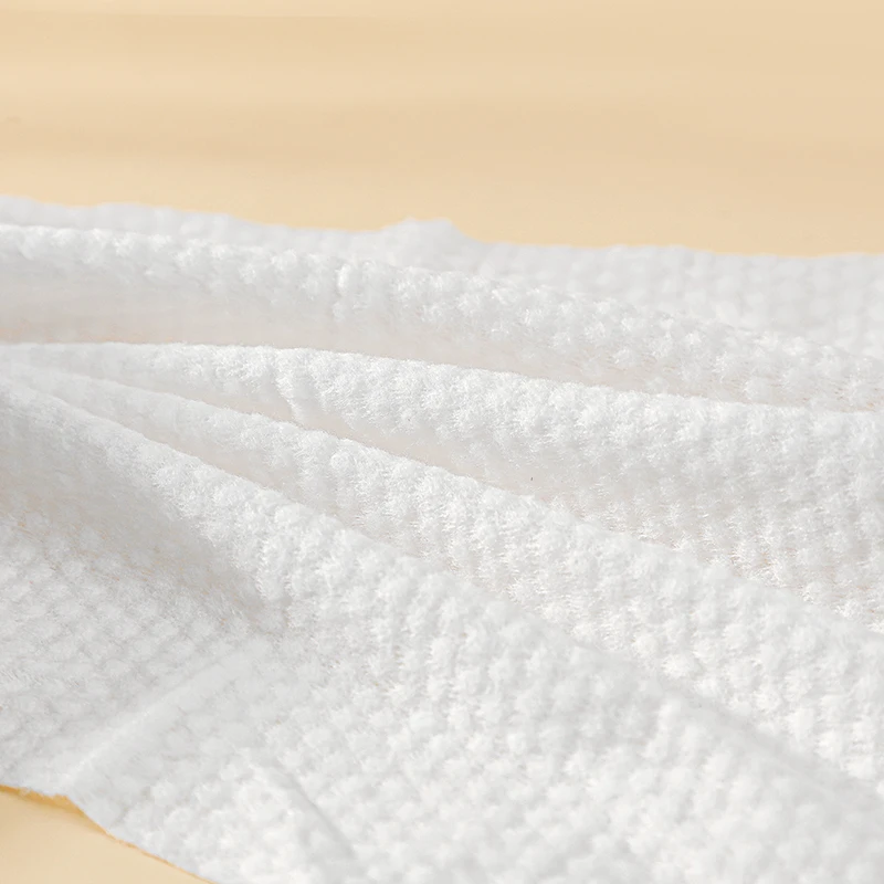 2023 Pure Cotton High Quality Disposable Sensitive Skin Cotton Tissue Facial Towel Disposable Wet Face Towels