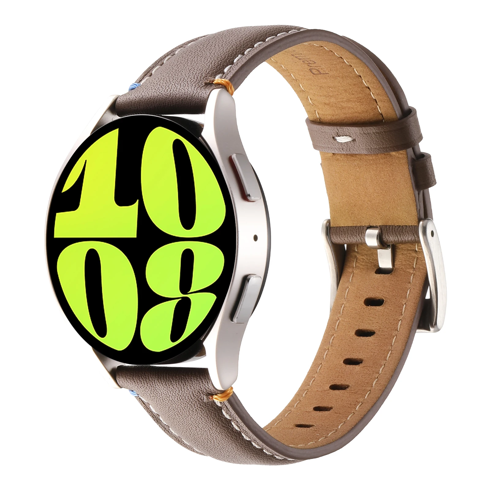 Роскошный ремешок из натуральной кожи 20 мм 22 для Samsung Galaxy Watch 7 6 классические аксессуары 5pro кожаный часов