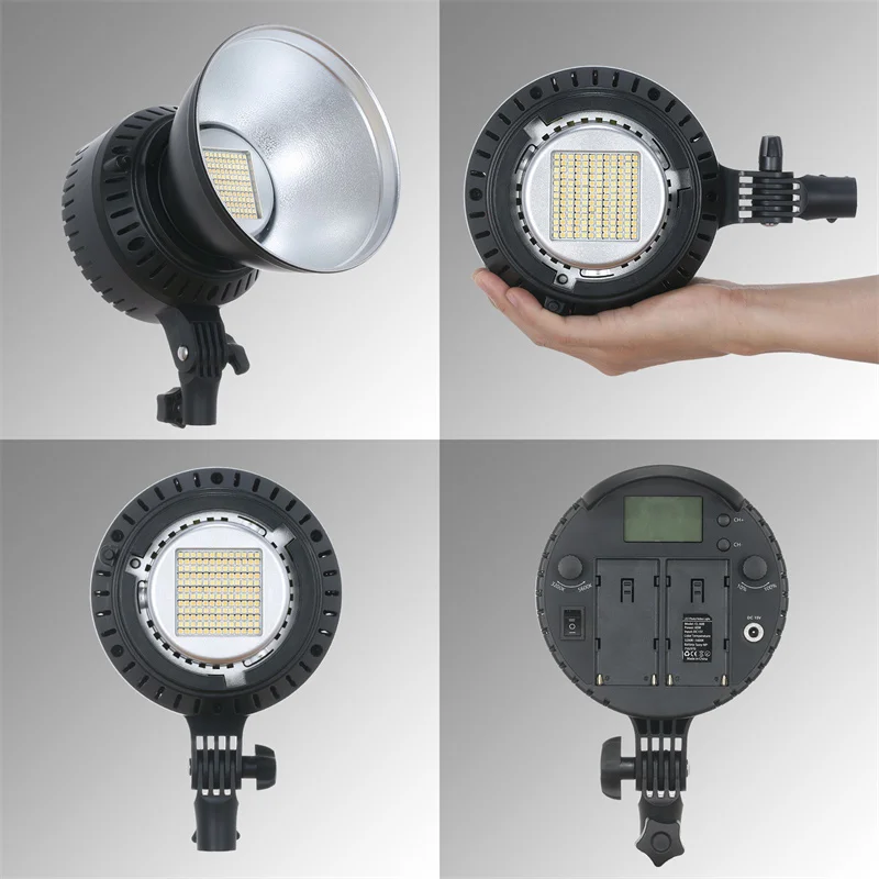 Bi-Color Temperature 3200K-5600K Professional Studio Light LED Video Light for Studio Outdoor Photography