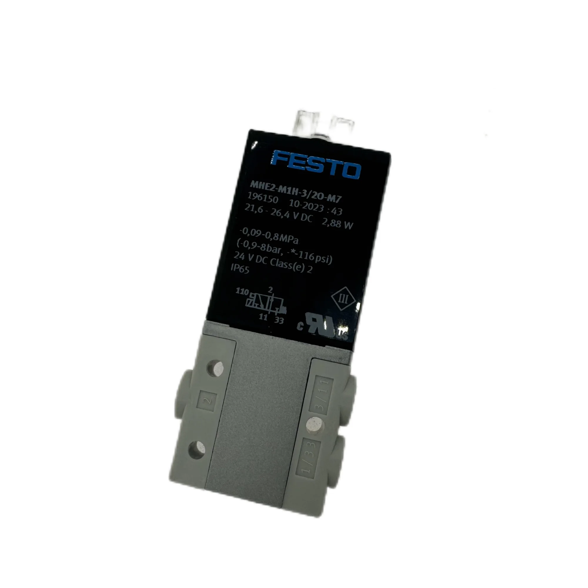 Festos solenoid valves MHE2 fast-switching valves for higher flow rate MHE2-M1H-3/2O-M7 196150