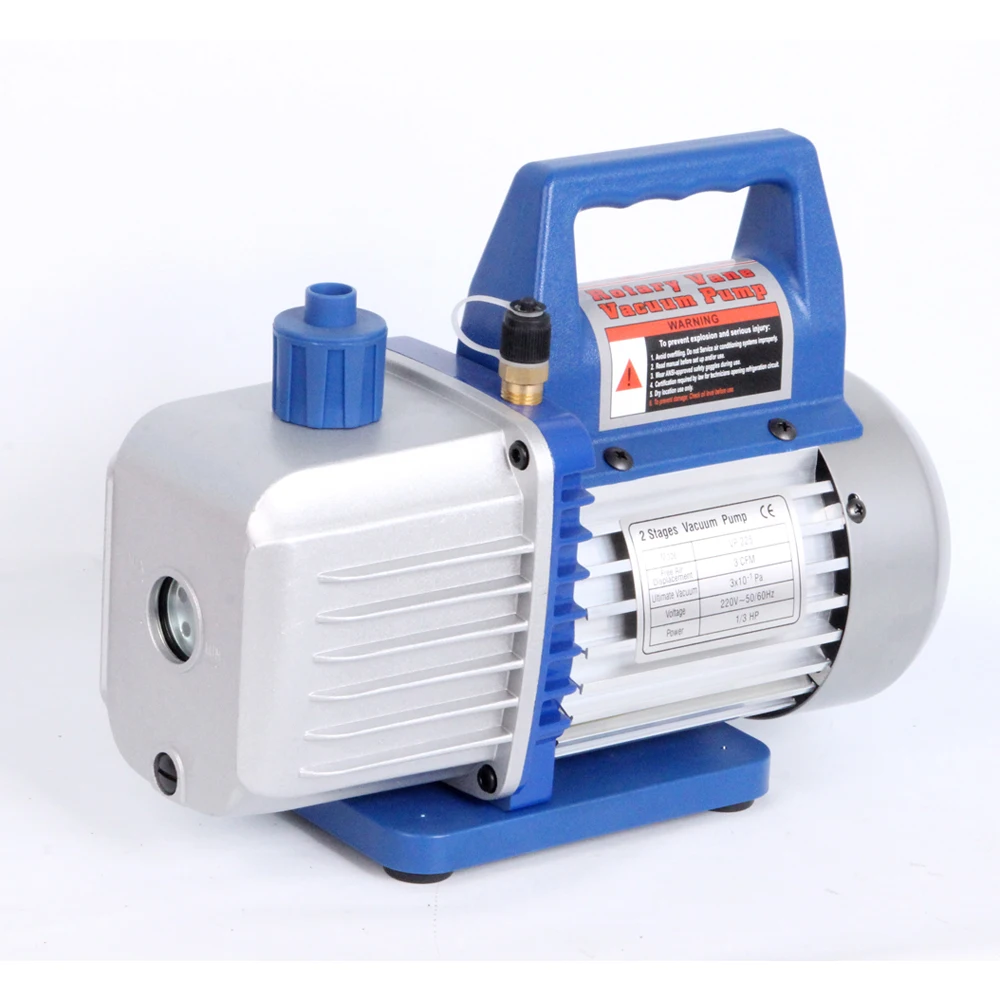 1/2hp 4.5CFM 5CFM Double Stage AC Rotary Vane Refrigeration Vacuum Pump 110v/220v