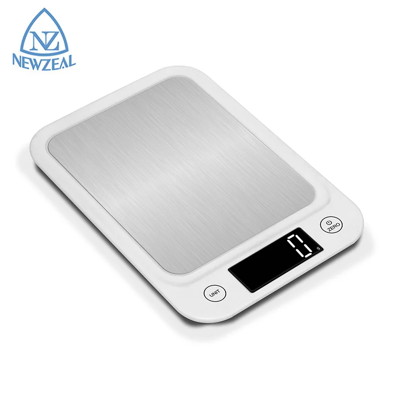 Stainless Steel Platform Blue Tooth 4.0 5Kg Manual Lcd Abs Plastic Digital Multifunction Food Scale