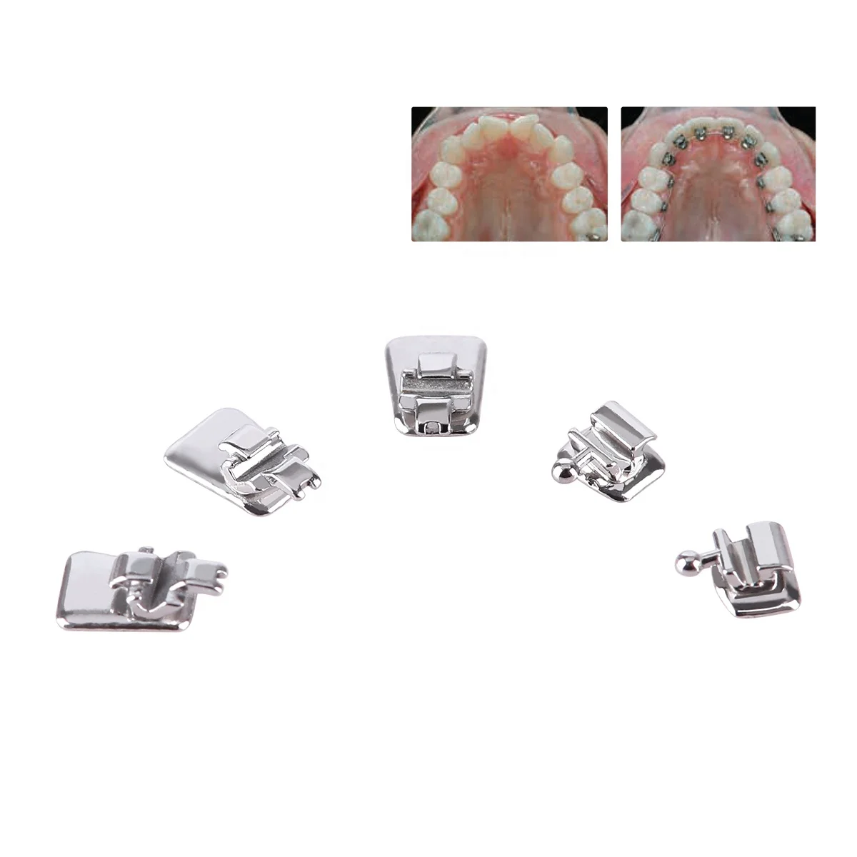 China Made Dental Materials Mini Slot 018 Dental Lingual Bracket