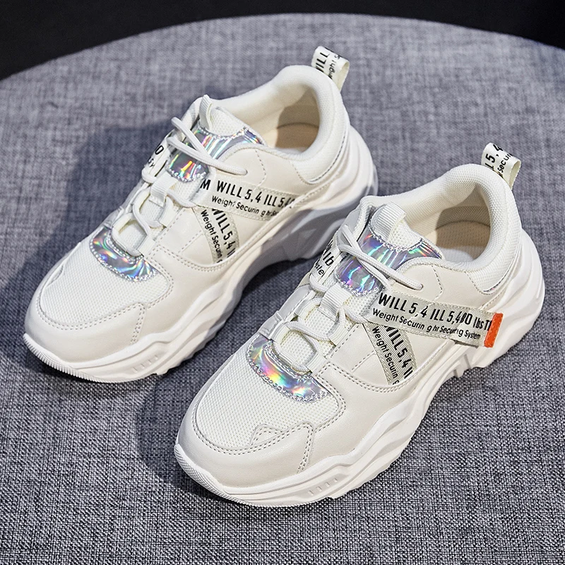 
New Selling Wholesale Cheapest trainers sneakers lace up sport running shoes chunky sneakers women 