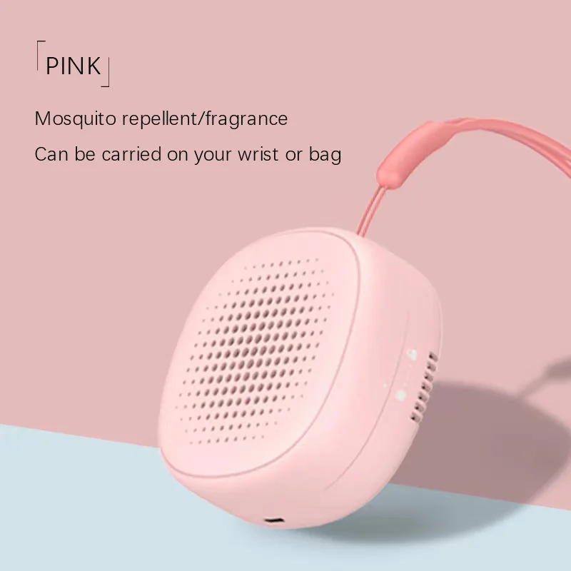 Portable USB Scented Essential Oil Car Air Freshener Hanging Diffuser Round Shaped Waterless Aroma Diffuser