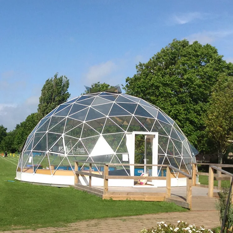 Travel Outdoor Transparent Restaurant Spherical Dome Exhibition Tent