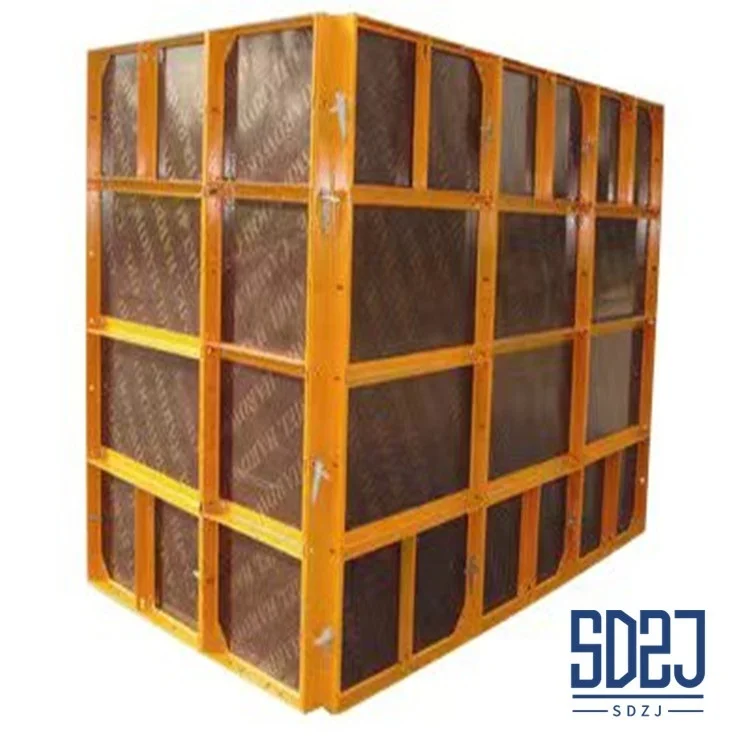 100*100 innercorner 63*63 outcorner shear wall опалубка для поддержки Бетонной Опалубки стальной рамы строительства