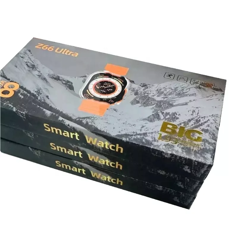 New Watch 8 Z66 Ultra Smart Watch 1.92inch Screen Waterproof Fitness Tracker with NFC Smartwatch Z66Ultra Reloj Inteligente