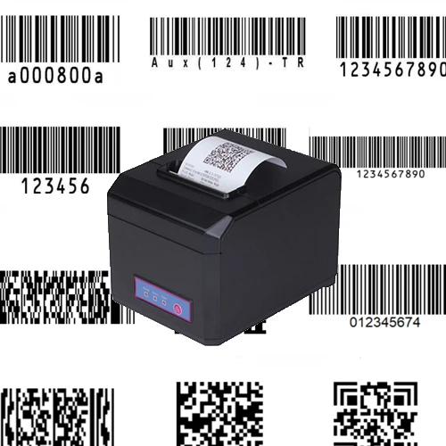 80mm BT Printer Mini Thermal Printer Thermal Receipt Printer
